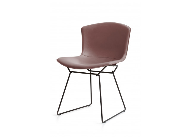 Bertoia Leather-Covered Side Chair
